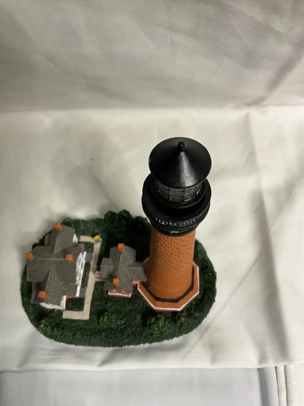 2003 Lefton Currituck Beach Lighthouse Figurine 1874 NC Light Up - CLEAN